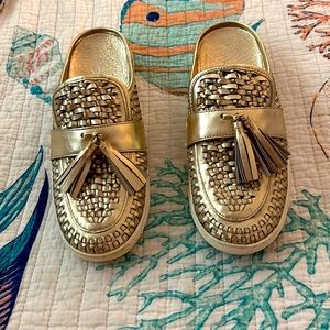 J Slides Gold sz 8.5